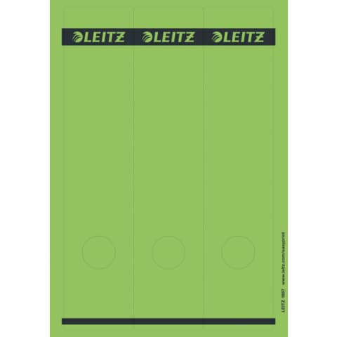 Rückenschild lang breit grün LEITZ 1687-00-55 SK 25x3ST