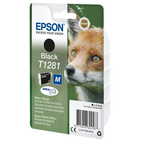 Inkjetpatrone T1281 schwarz EPSON C13T12814012 5,9ml
