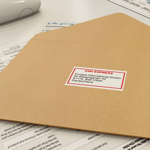 Thermoetiketten 62mmx15,24m weiß BROTHER DK22251