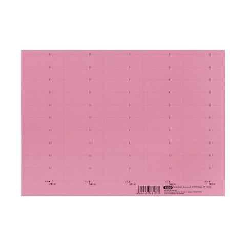 Beschriftungsschild 50ST rosa ELBA 100552048 83582RO