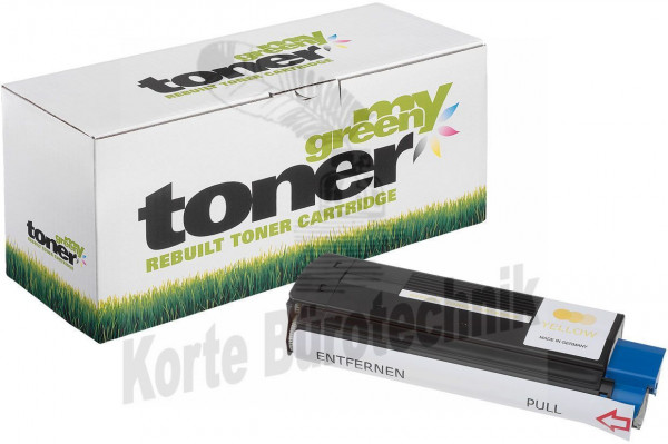 my green toner Toner-Kit gelb HC (180255) ersetzt TYPE-C6, 42804513