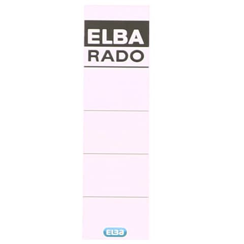 Ordnerrückenschild 10ST weiß ELBA 100420960 04297 breit