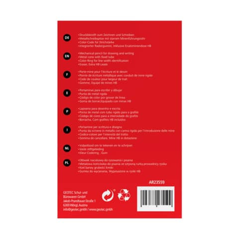 Feinminenstift Set 3+3 ARISTO AR23559 GeoCollege