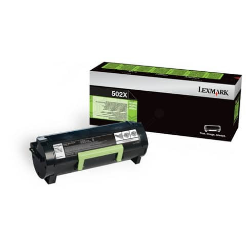 Lasertoner 502X schwarz LEXMARK 50F2X00 Return XHY