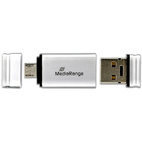USB Stick 16GB 2.0+MicroUSB MEDIARANGE MR931-2
