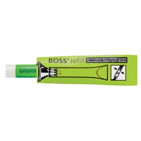 Textmarker Patrone Boss 3ml grün STABILO 070-33 Nachfüllsystem