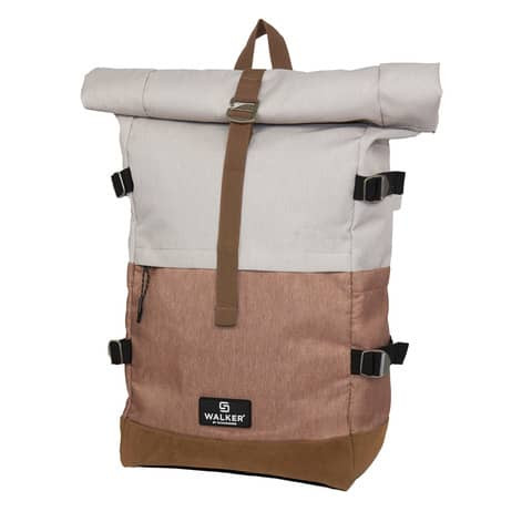 Schulrucksack Roll up two L.Gr / Biscuit WALKER CONCEPT 42156-321 23-30L