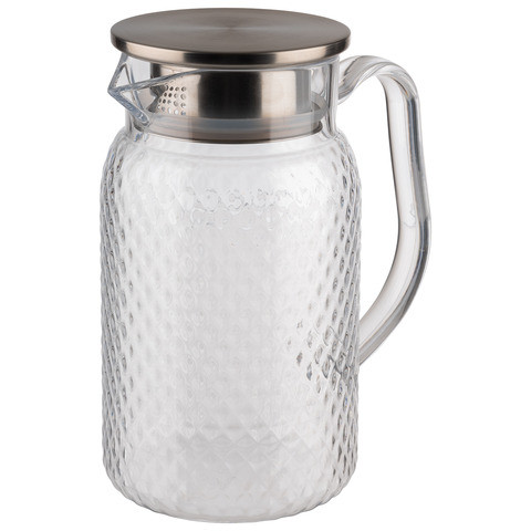 Saft- / Wasserkanne 1 Liter transparent APS 10692