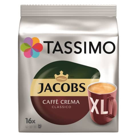 Kaffeekapseln Crema Classico XL 16ST JACOBS 4031501 Tassimo Disc