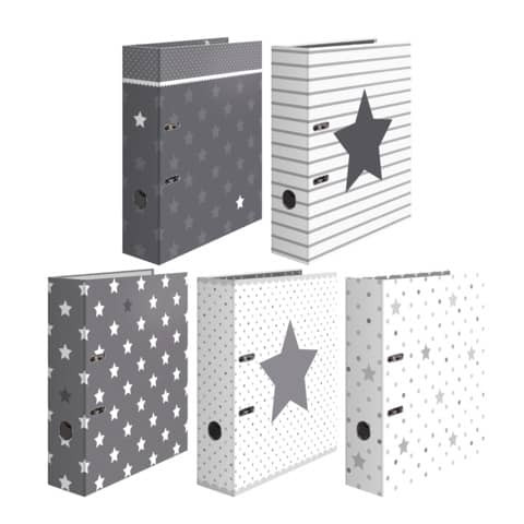 Ordner A4 70mm Sterne HERMA 7188 sort.