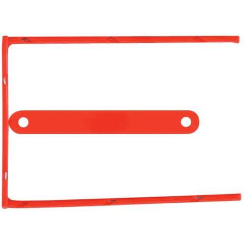 D-Clip/ Magi-Clip Archivbinder - 8 cm, 100 Stück, rot