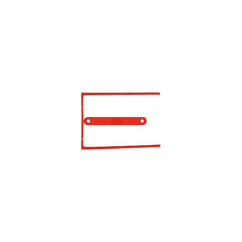 Aktenbinder D-Clip 8cm rot Q-CONNECT KF02281 100ST