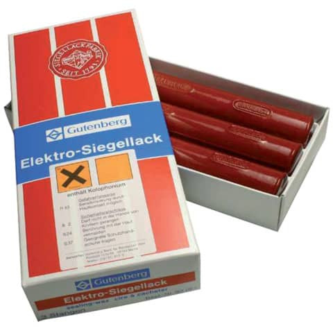 Siegellack Elektro rot 3ST GUTENBERG 40201 900E1