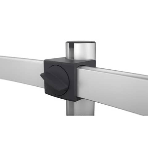 Bildschirmträger silber DURABLE 508623 m. Tischdurchführung