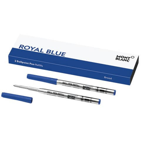 Kugelschreibermine 2ST B royalblau MONT BLANC MB128215/124491 Grossraum