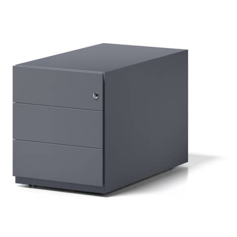 Rollcontainer Note 3 Laden anthrazit BISLEY NWA79M7BBB634 42x50x78cm