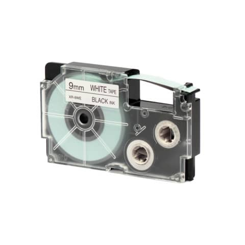 Schriftband 9mmx8m schwarz/weiß CASIO XR-9WE f.A.Print.