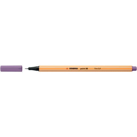Fineliner - point 88 - Einzelstift - grau violett