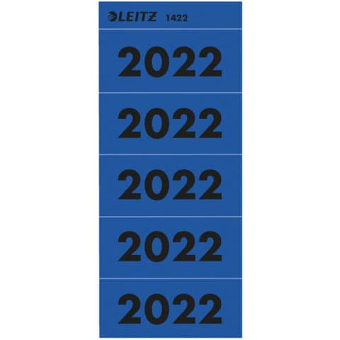 Inhaltsschildchen 2022 100ST blau LEITZ 1422-00-35