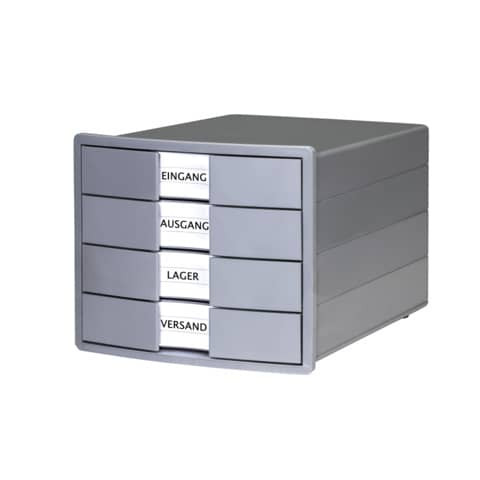 Schubladenbox 4 Laden grau HAN 10128-18 Karma Impuls