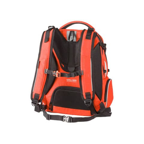 Schulrucksack Wizzard red melange WALKER 42117-151 Campus Evo