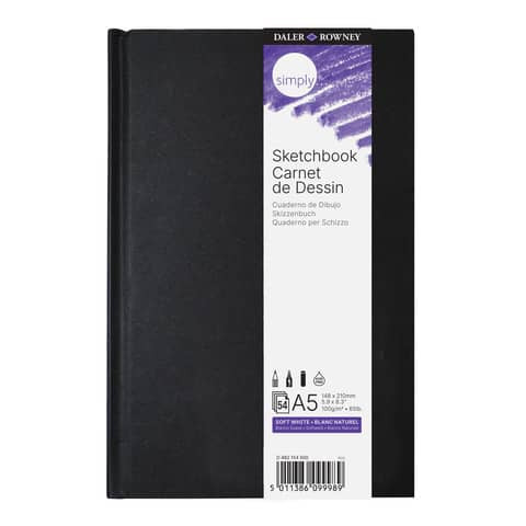 Skizzenbuch A5 54Seiten 100g.geleimt DALER-ROWNEY D482154500