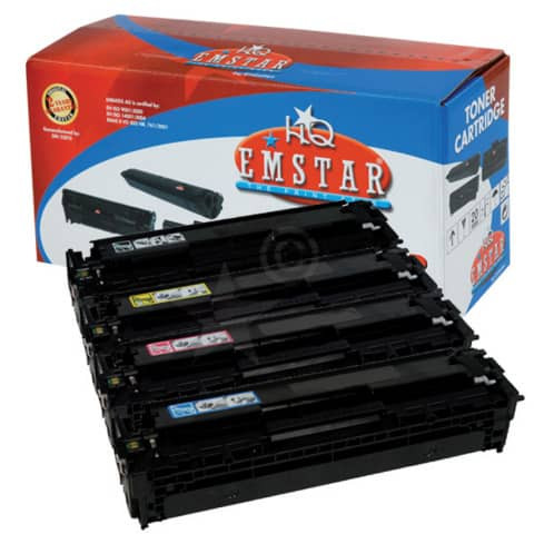 Lasertoner 4ST s,c,m,y EMSTAR H760 CE320A-3A