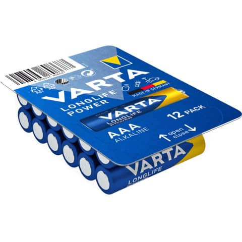 Batterie AAA BigBox 12ST blau VARTA 04903 301 112 Longlife Power