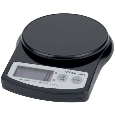 Briefwaage MAULalpha schwarz MAUL 16420 90 Batterie 2000 g