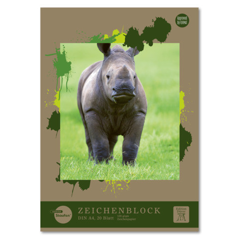 Zeichenblock A4 20BL kopfgeleimt EDITION DÜRER 055470000 120g