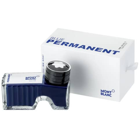 Tintenglas 60ml blau MONTBLANC 128195/107756 Doku Echt