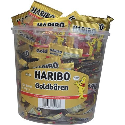 Gummibärchen Minibeutel 10g HARIBO 10542/122469004 100BT
