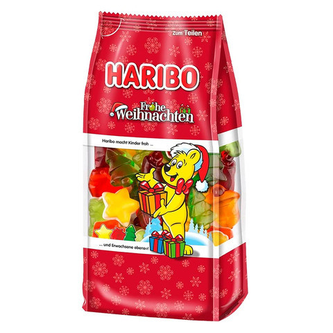Fruchtgummi Frohe Weihnachten 300g HARBIO 3656164009