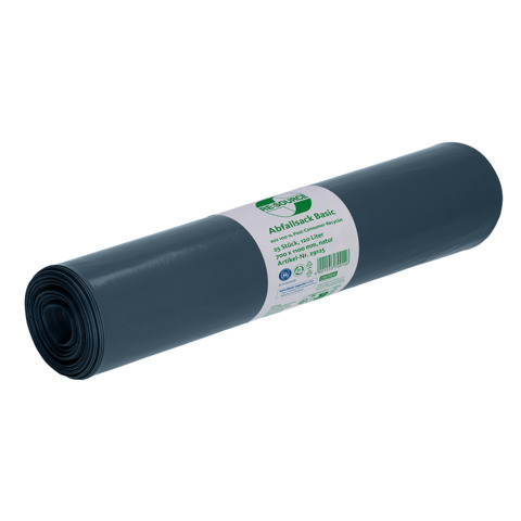 Abfallsäcke Bas Recycl-LDPE 120 l natur DEISS 29125 25ST RE:SOURCE