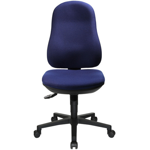 Bürodrehstuhl Support SY royalblau TOPSTAR 8550G26H ohne Armlehnen weiche l