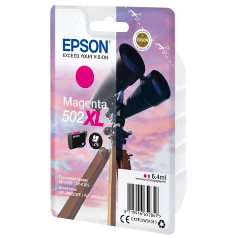 Inkjetpatrone Nr.502XL magenta EPSON C13T02W34010
