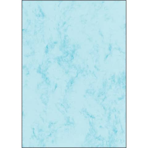 Marmor-Papier, blau, A4, 90 g/qm, 100 Blatt