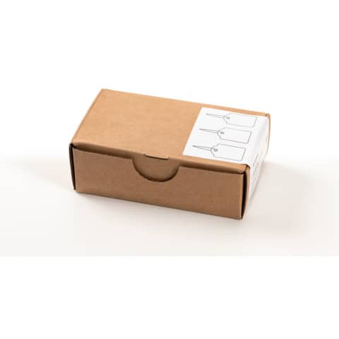 Hängeetiketten 18x28 mm weiß HERMA 6933 m. weißem Faden 1000 St.