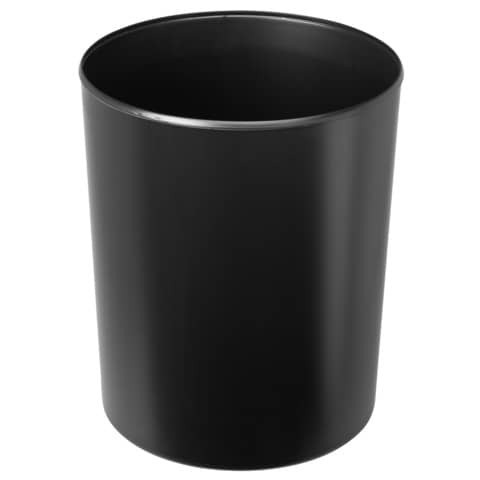 Sicherheitspapierkorb 13l schwarz HAN 1814-S-13 mit Alu-Einsatz