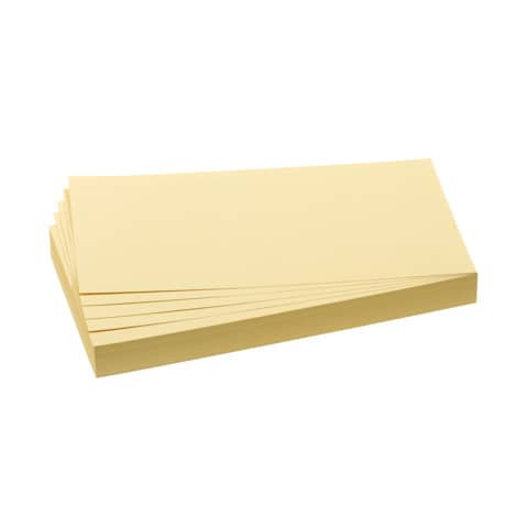 Moderationskarte - Rechteck, 205 x 95 mm, gelb, 500 Stück