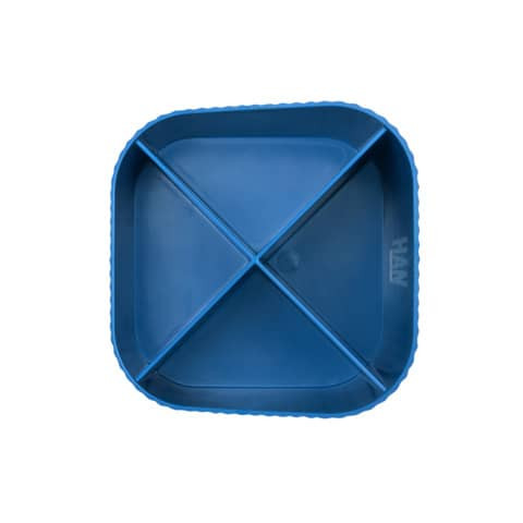 Schreibköcher 4 Fächer blau HAN 17248-16 Karma