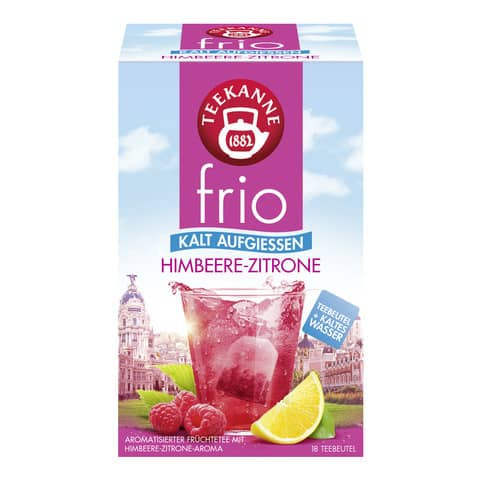 Tee frio - Himbeer-Zitrone TEEKANNE 6939 18BT