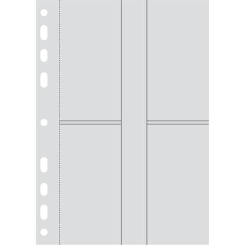 Ersatzeinlage Visitenkarten für A5 RIDO 7065702 für Timing 1 Pg6S