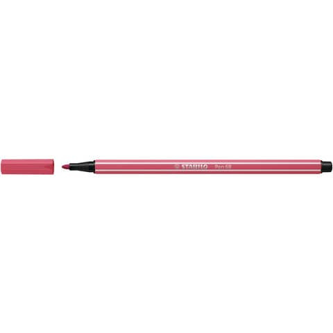 Premium-Filzstift - Pen 68 - Einzelstift - erdbeerrot