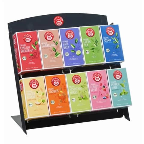 Teebar 10er Stahl f. Gastro Premium schw TEEKANNE 1672 ohne Inhalt
