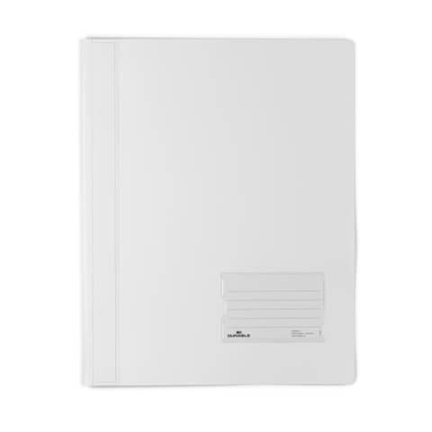 Schnellhefter A4 überbreit weiß DURABLE 2680 02 Plastik