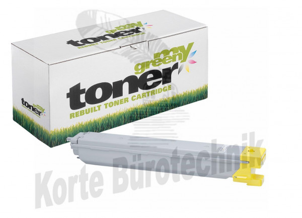 my green toner Toner-Kit gelb (201158) ersetzt Y809