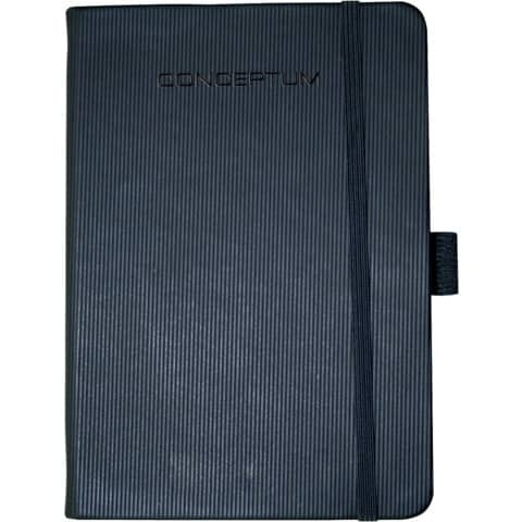 Notizbuch A4 97Bl unlin.schw. SIGEL CO110 Conceptum 80g