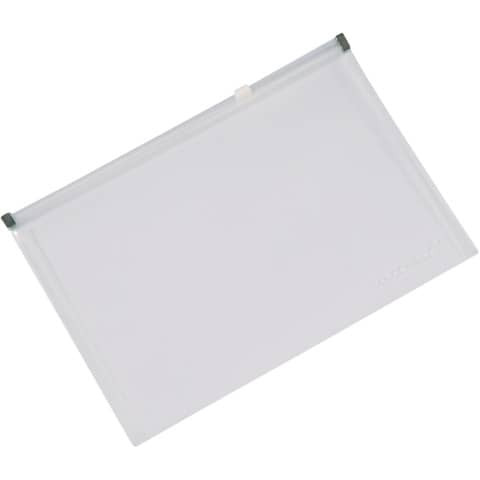 Reißverschlusstasche transparent Q-CONNECT KF03672 für A5