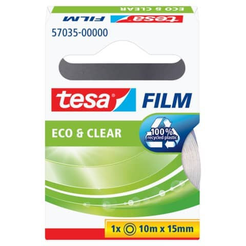 Klebefilm 15mm 10m matt TESA 57035-00000-01 Eco & Clear